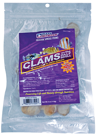 Ocean Nutrition: Clams on Half Shell