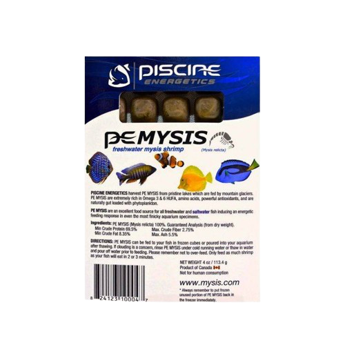 Piscine Energetics: Frozen Mysis