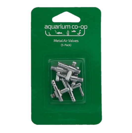 Aquarium Co-Op: Metal Air Valves - 5 Pack