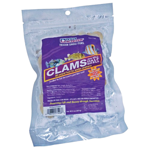 Ocean Nutrition: Clams on Half Shell