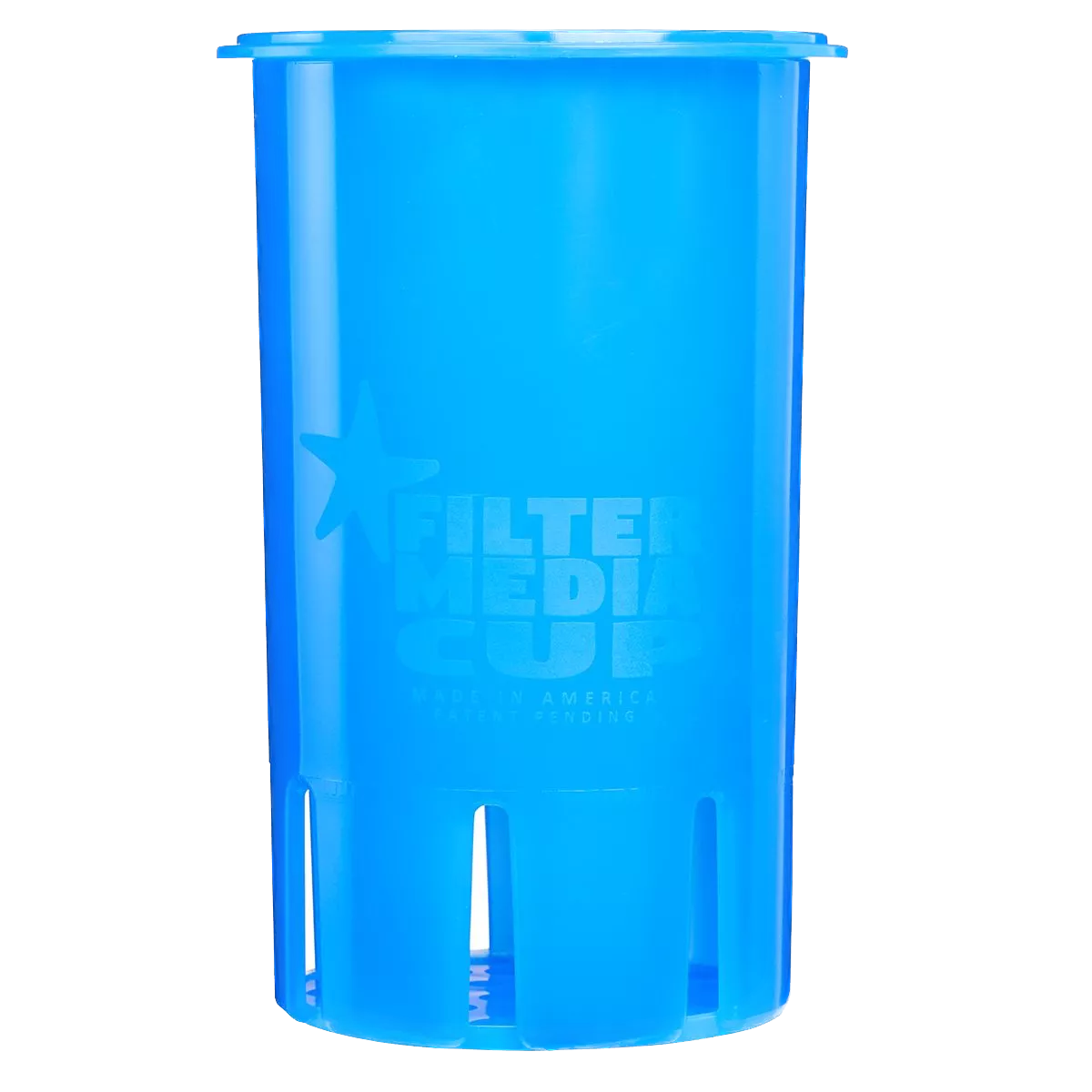 High Flow Filter Media Cup: Calypso Blue