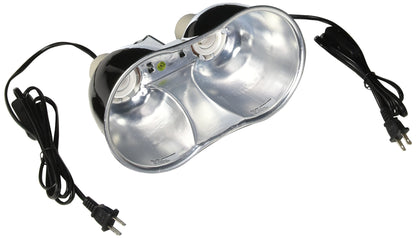 Zoomed: Combo Deep Dome Dual Lamp Fixture