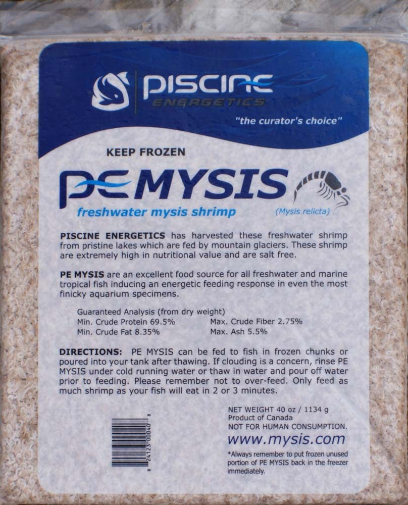 Piscine Energetics: Frozen Mysis