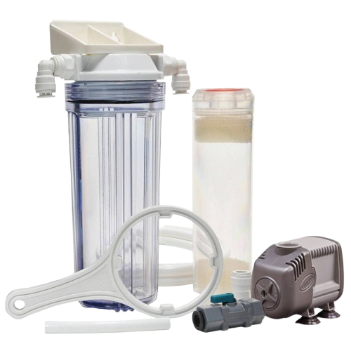 Bulk Reef Supply: GFO & Carbon Reactor - Single with Sicce Syncra 1.5 Pump