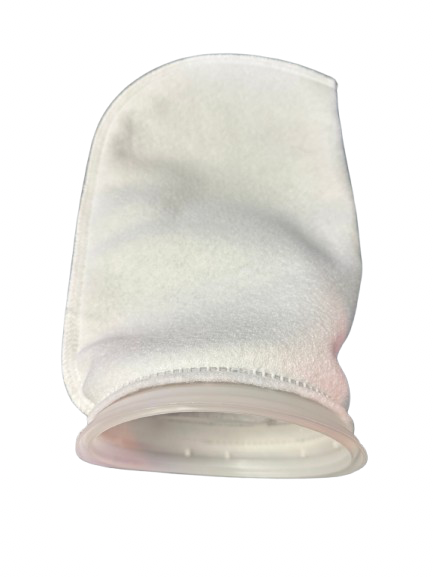 Bulk Reef Supply: Felt Filter Sock with Plastic Ring