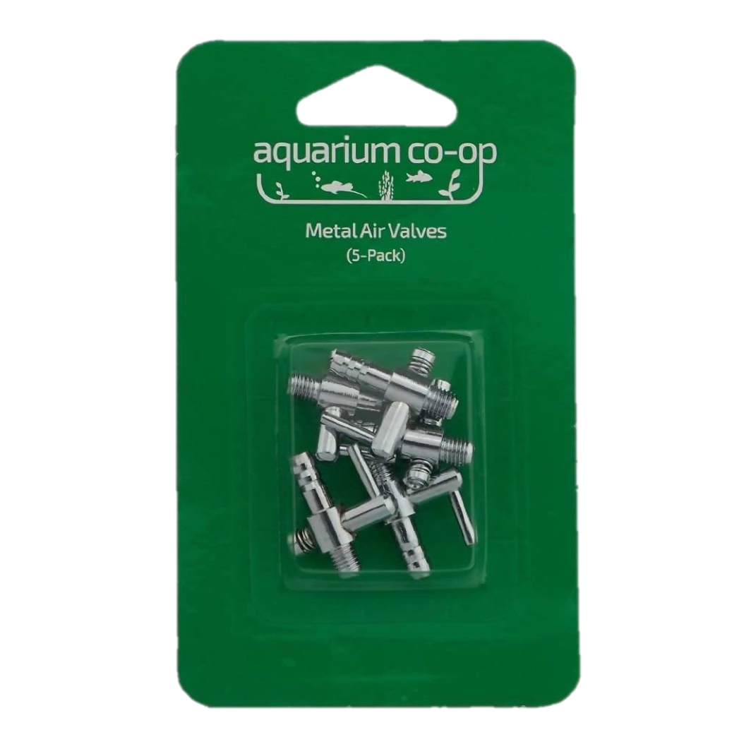 Aquarium Co-Op: Metal Air Valves - 5 Pack