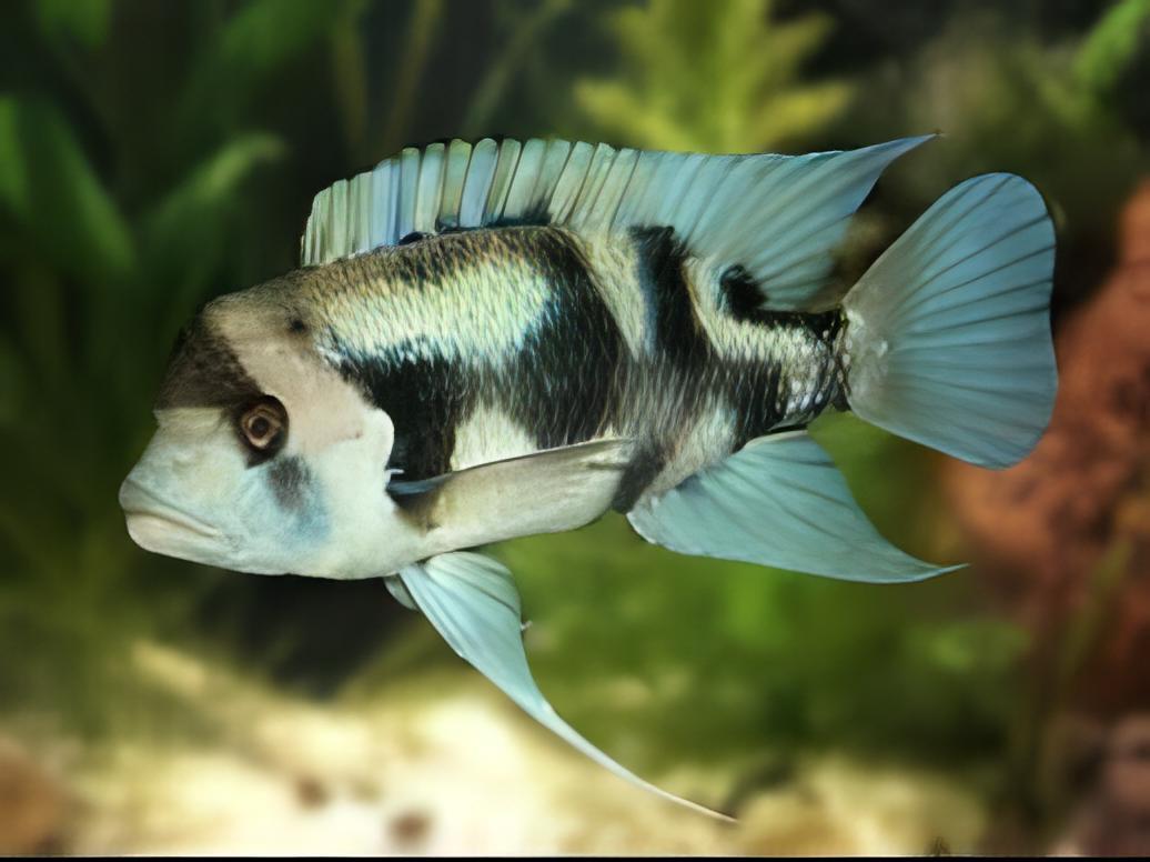African Cichlid: Black Window Frontosa